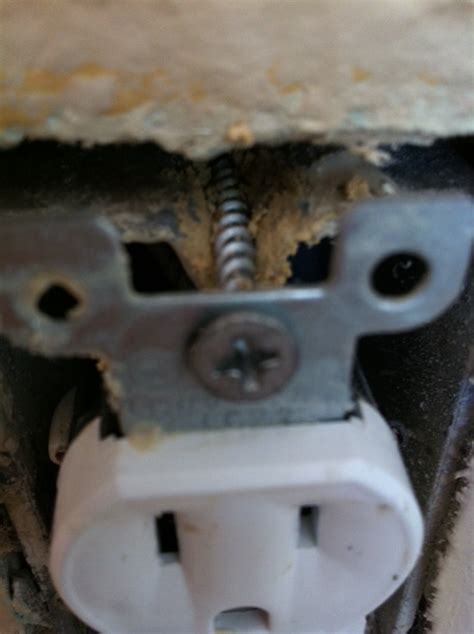 electrical outlet box repair clips|repair stripped plastic electrical box.